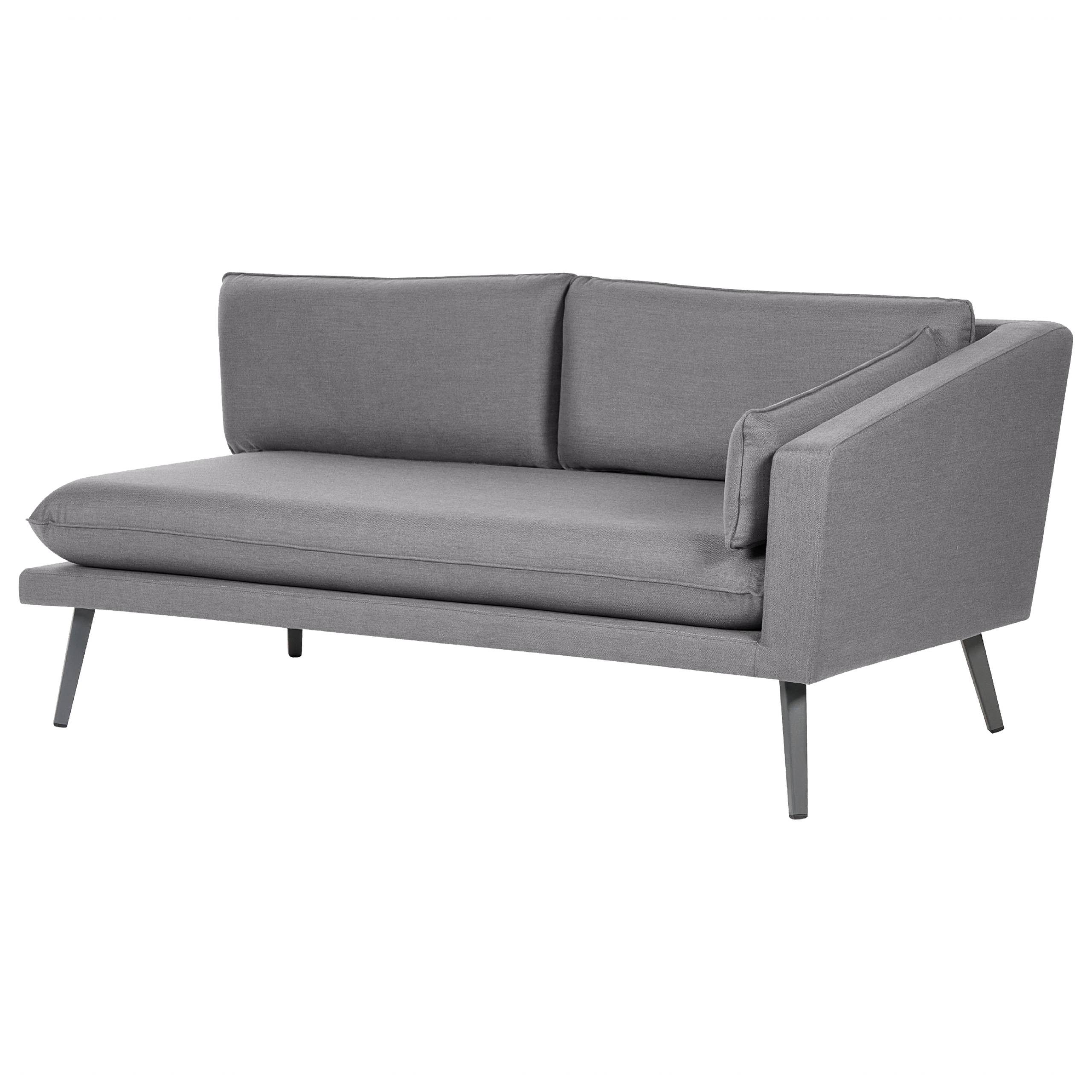 Beliani - Canapé de jardin, 4 Personnes Tissu Gris LORETELLO - Beliani - Imagen 5