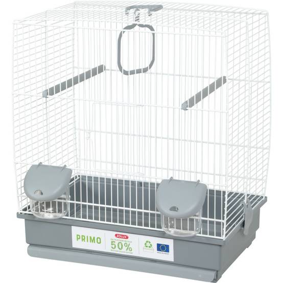 Cage Carla 40, grise, 40 x 31x 44 cm, pour oiseaux - Image 3