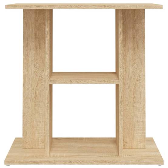 Meuble Aquarium Bois d'Ingénierie Support Rangement 60x30x60cm Chêne Sonoma - ComfortXL Outdoor Living - Image 4