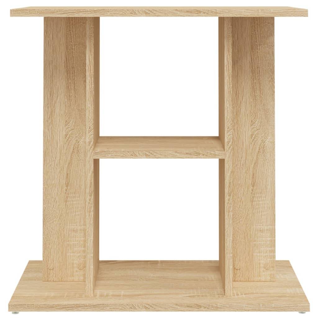 Meuble Aquarium Bois d'Ingénierie Support Rangement 60x30x60cm Chêne Sonoma - ComfortXL Outdoor Living - Image 4