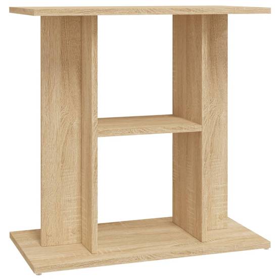 Meuble Aquarium Bois d'Ingénierie Support Rangement 60x30x60cm Chêne Sonoma - ComfortXL Outdoor Living - Image 2