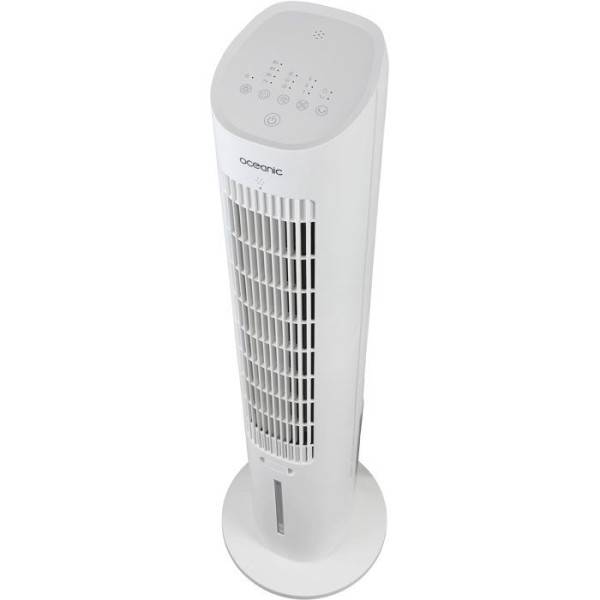 Ventilateur Rafraîchisseur d'air Oceanic - Hauteur 97,5 cm - 60W - 3 vitesses - 3 modes - Réservoir 3 L - Télécommande - Bla - Image 4