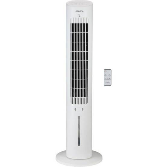 Ventilateur Rafraîchisseur d'air Oceanic - Hauteur 97,5 cm - 60W - 3 vitesses - 3 modes - Réservoir 3 L - Télécommande - Bla - Image 1