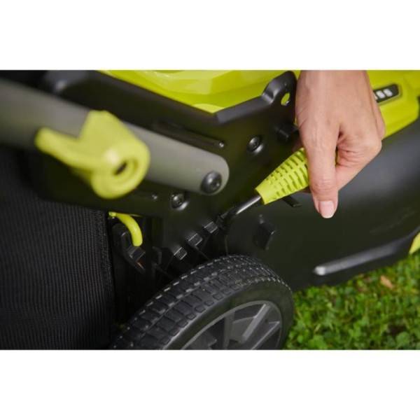 RYOBI - Tondeuse poussée 18V Brushless - Ø coupe 40 cm - ramassage et mulching - vendue sans batterie ni chargeur - RY18LMX40C - Image 6