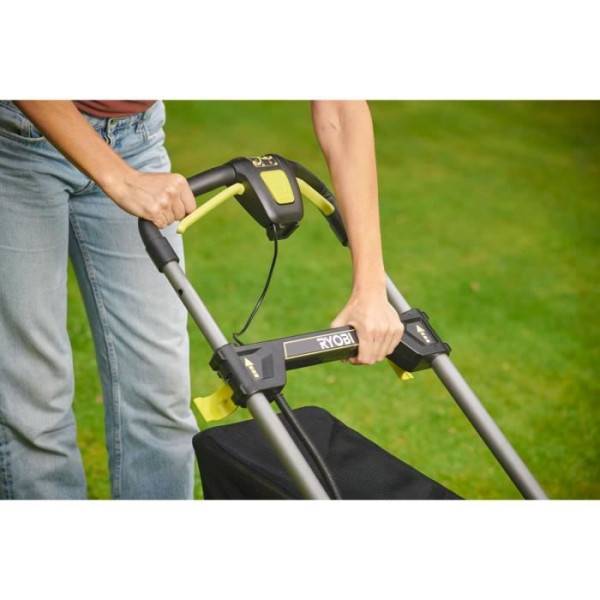 RYOBI - Tondeuse poussée 18V Brushless - Ø coupe 40 cm - ramassage et mulching - vendue sans batterie ni chargeur - RY18LMX40C - Image 4