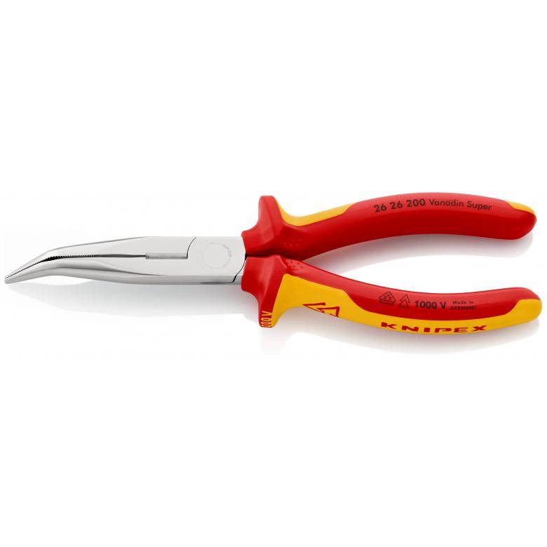 Knipex - Pince demi-ronde KNIPEX avec tranchant - Poignée isolée 1000V - 26 26 200 - Image 2