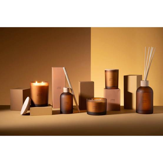 Bougie Parfumée "Accords Essentiels" 12cm Ambre Intime - Image 7