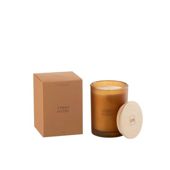 Bougie Parfumée "Accords Essentiels" 12cm Ambre Intime - Image 3