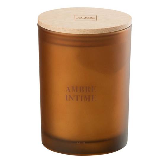 Bougie Parfumée "Accords Essentiels" 12cm Ambre Intime - Image 1