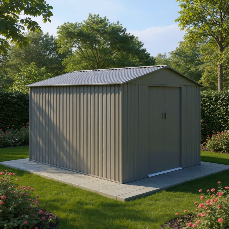 Autre - Abri de jardin en métal - MJ 7,9 m² - Anthracite - Image 4
