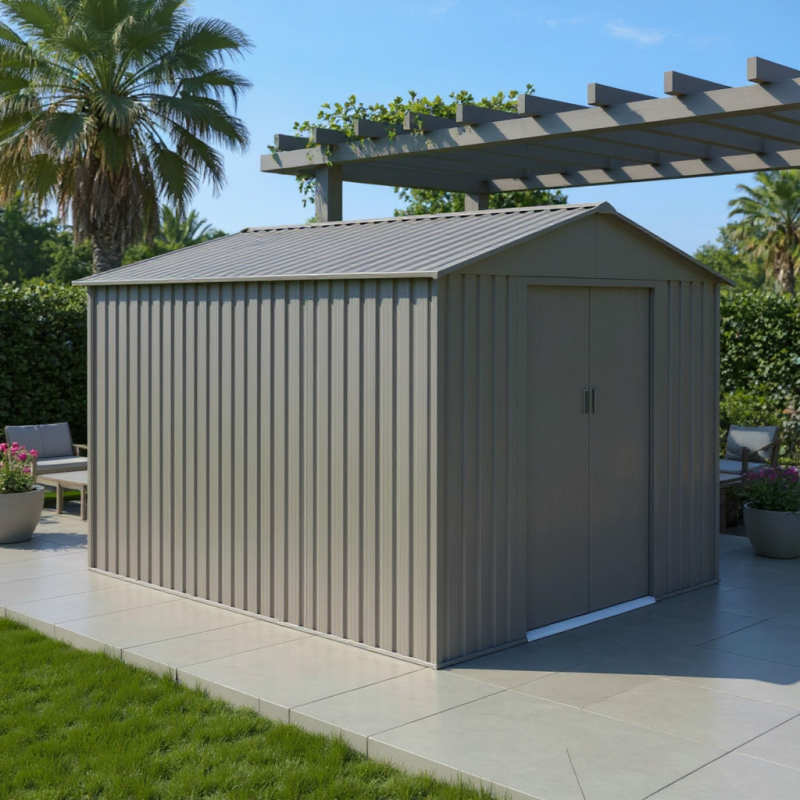 Autre - Abri de jardin en métal - MJ 7,9 m² - Anthracite - Image 1