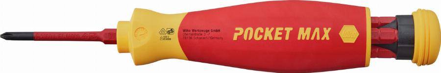 Tournevis porte-embout WIHA PocketMax isolé 1000V + 4 embouts isolés slim - 45296 - Imagen 3