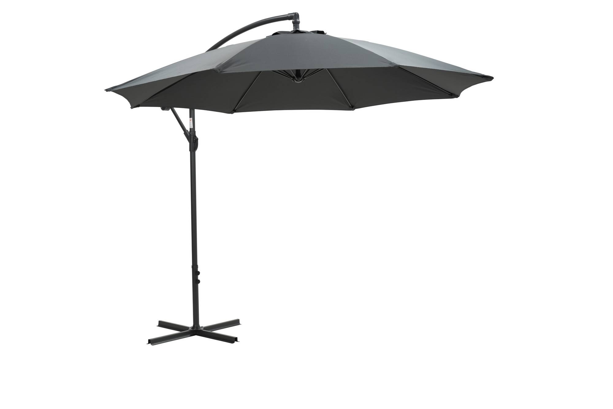 Garden Impressions - Parasol Athene Ø 300 - gris foncé - Garden Impressions - Imagen 1