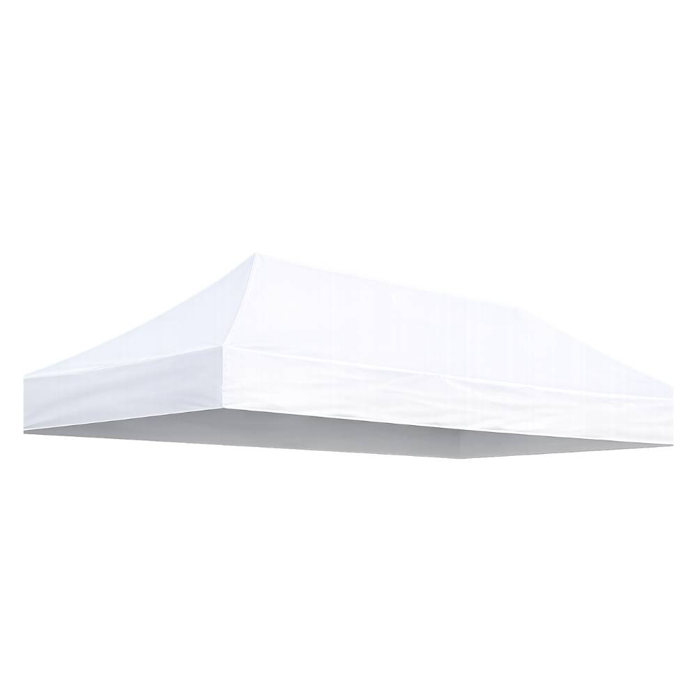 Terre Jardin - Toit de rechange pour tonnelle pliante 3 x 6 professionnelle Unité Blanc - Imagen 1