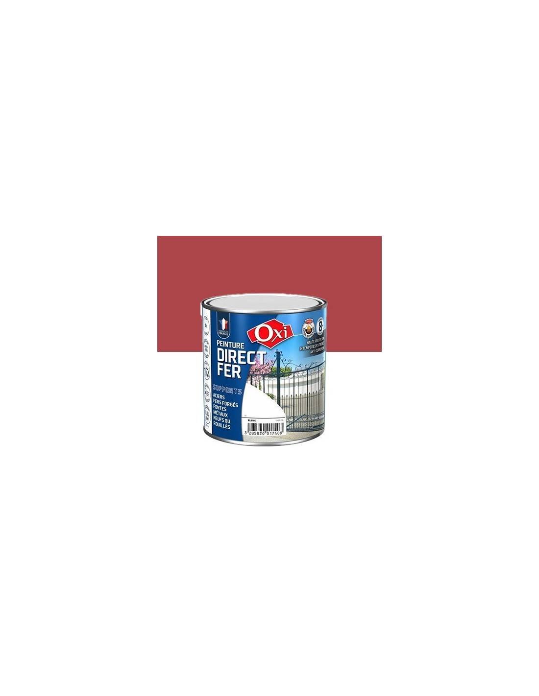 Oxi - Peinture Oxi Direct Fer Rouge Vif Antirouille, Direct Fer, Rouge Vif - Oxi