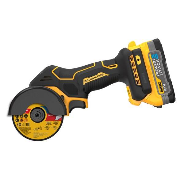 Dewalt - Meuleuse XR 18V 76mm + 2 batteries 1,7 Ah + chargeur + coffret TSTAK - DEWALT - DCS438E2T-QW - Imagen 6