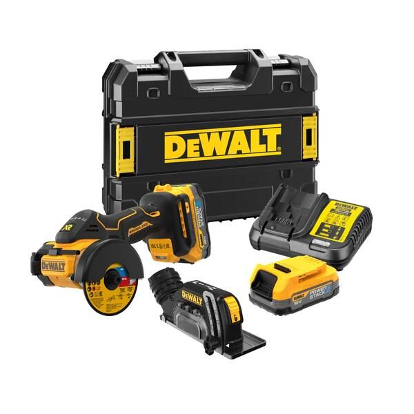 Dewalt - Meuleuse XR 18V 76mm + 2 batteries 1,7 Ah + chargeur + coffret TSTAK - DEWALT - DCS438E2T-QW - Imagen 4