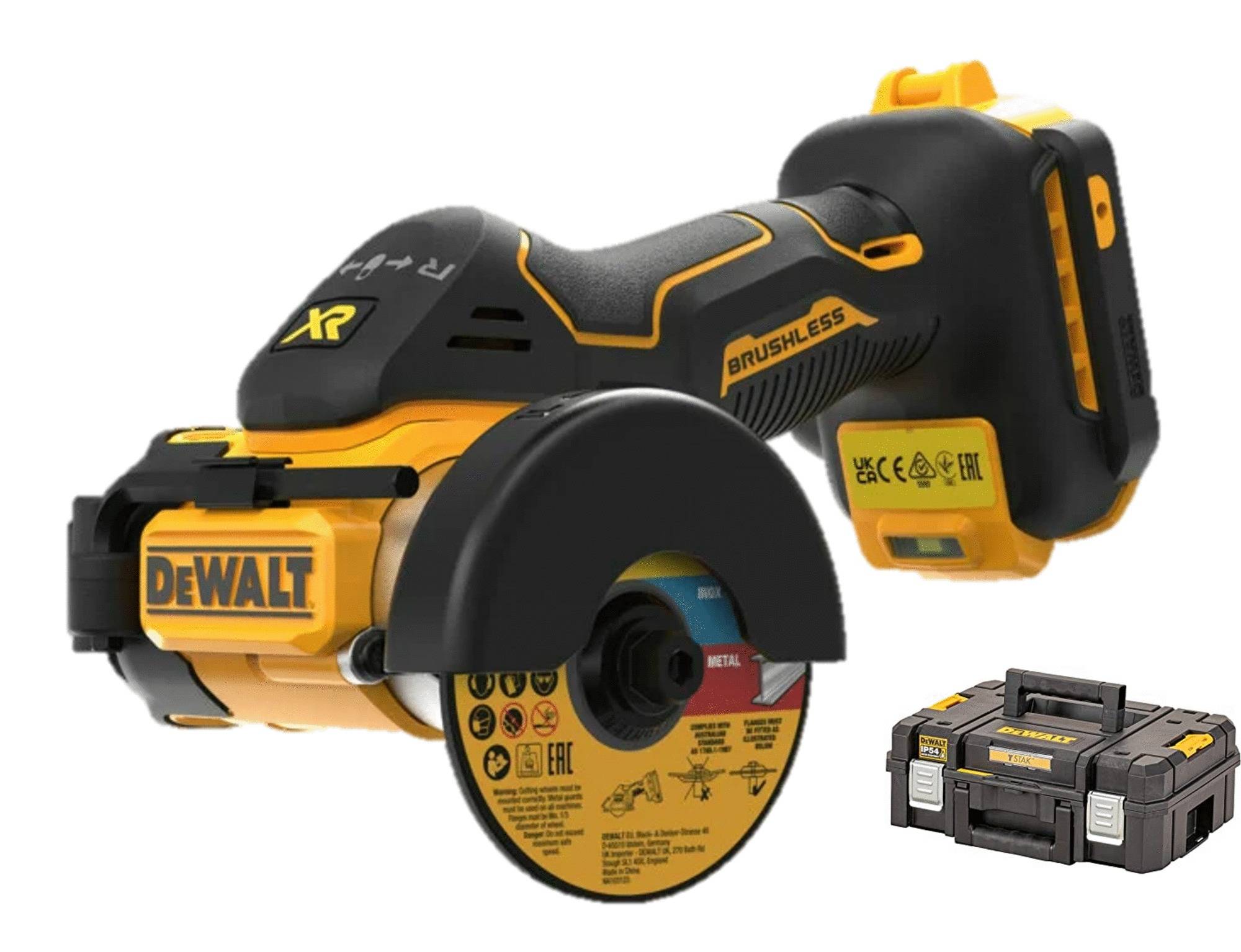 Dewalt - Meuleuse XR 18V 76mm + 2 batteries 1,7 Ah + chargeur + coffret TSTAK - DEWALT - DCS438E2T-QW - Imagen 2