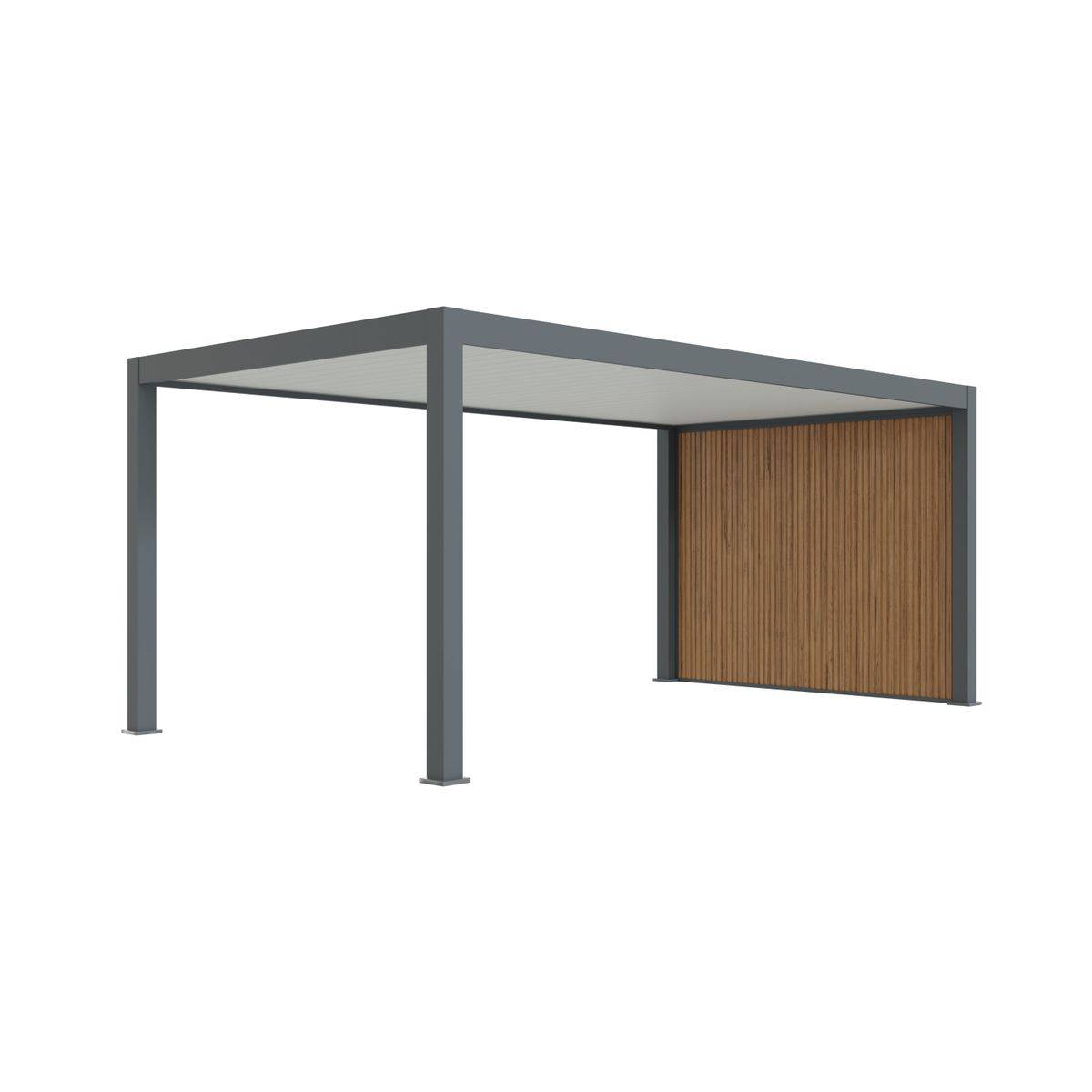 Direct Abris - Carport Aluminium 330 x 563 cm PRESTON - 20 m2 - Hauteur : 255 - 1 Voiture - Abri Voiture Autoportant - Sans Déclaration Travaux - Image 2