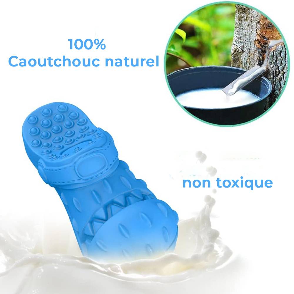 Petsation - Jouet rouge en latex à mâcher robuste et résistant pour moyens et grands chiens - Petsation - Imagen 3