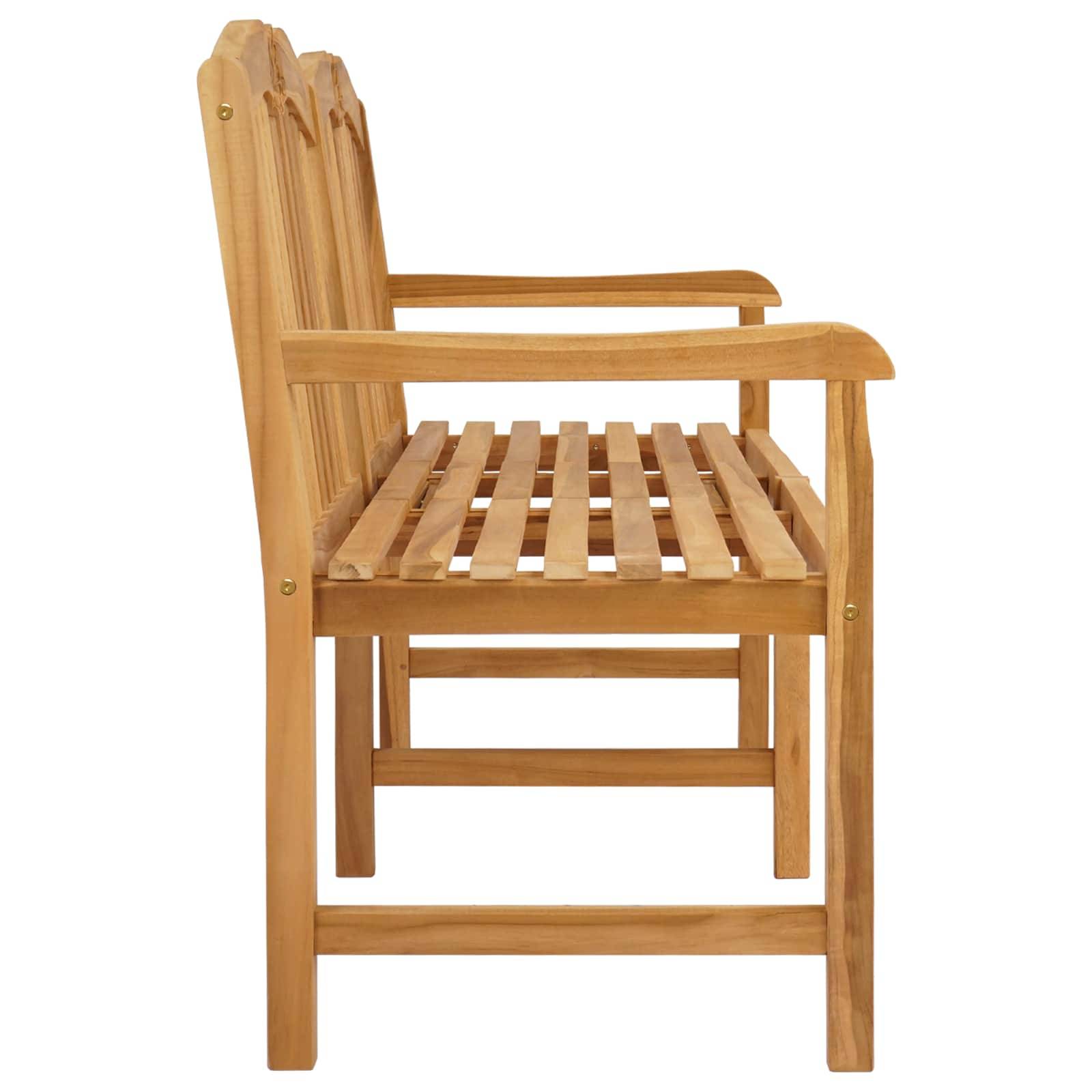 PANGIVO - Banc de jardin bois de teck naturel 155 x 60 x 94 cm - PANGIVO - Image 5