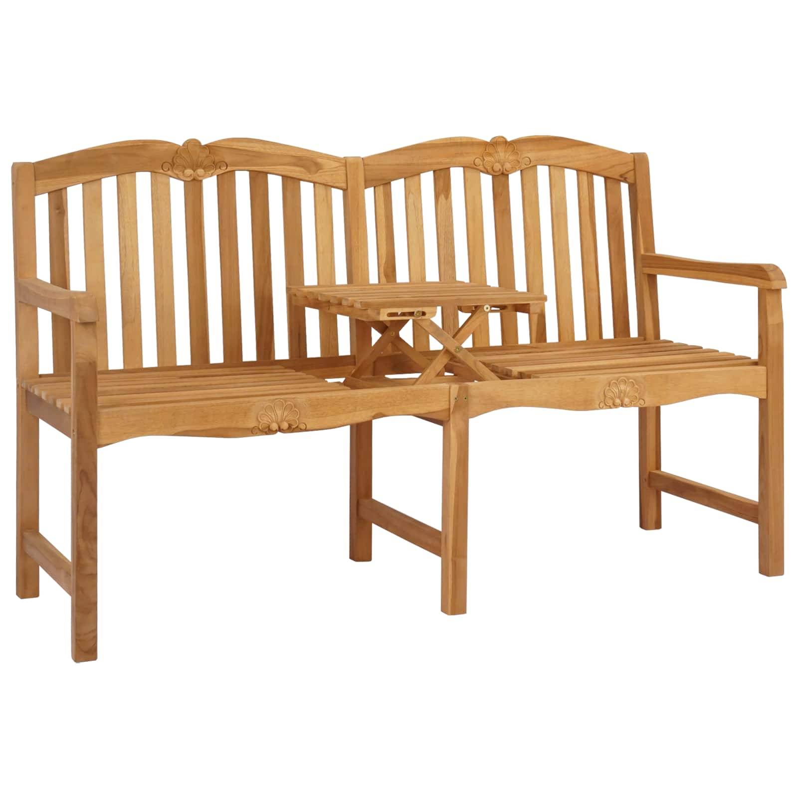 PANGIVO - Banc de jardin bois de teck naturel 155 x 60 x 94 cm - PANGIVO - Image 2