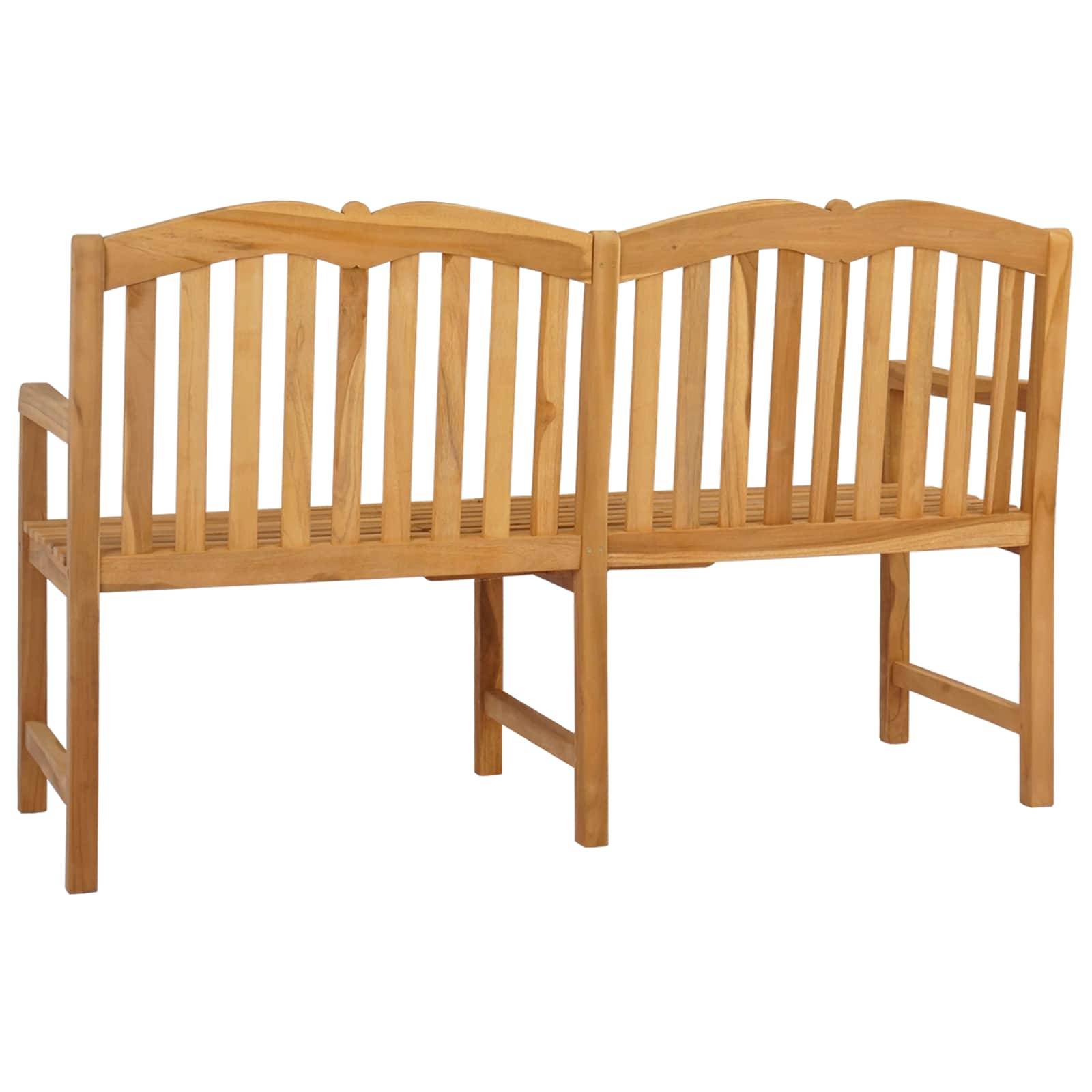 PANGIVO - Banc de jardin bois de teck naturel 155 x 60 x 94 cm - PANGIVO - Image 6