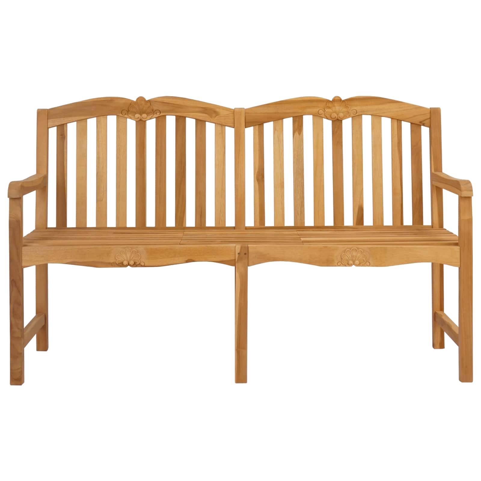 PANGIVO - Banc de jardin bois de teck naturel 155 x 60 x 94 cm - PANGIVO - Image 4