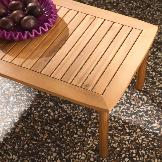 sweeek - Salon de jardin bois d'acacia et tissu beige 4 places - Koa | sweeek - Image 4