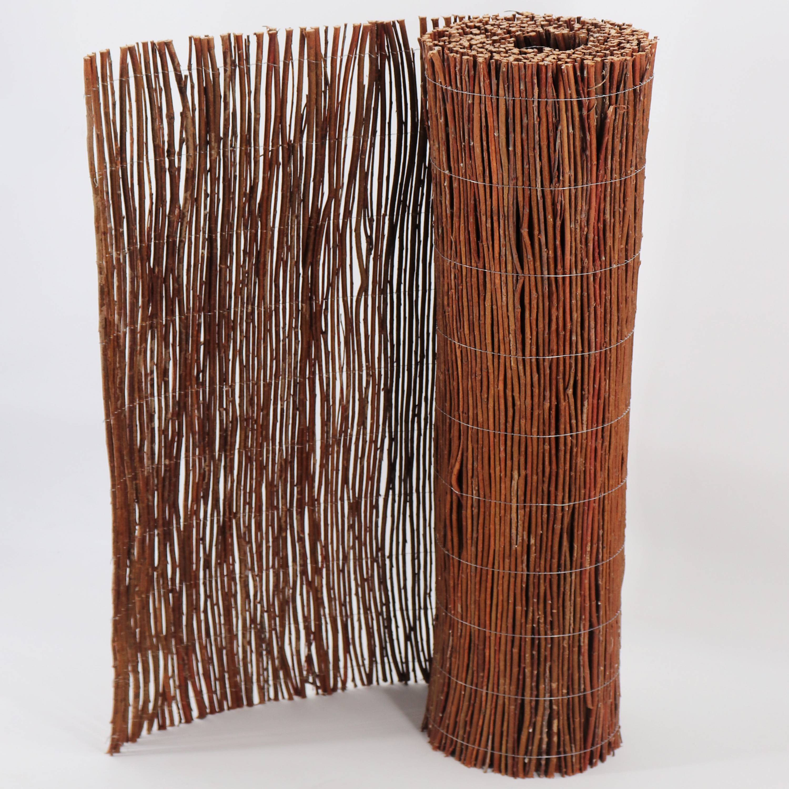 Clôture en osier Aquagart 20m x 120cm I Brise-vue en osier I Brise-vue naturel pour jardins, balcons et terrasses - Image 4