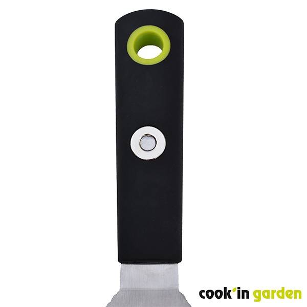Cook in Garden - Brosse aimantée à deux têtes 37,4 cm avec manche soft touch pour barbecue et plancha Cook’in Garden - Imagen 2