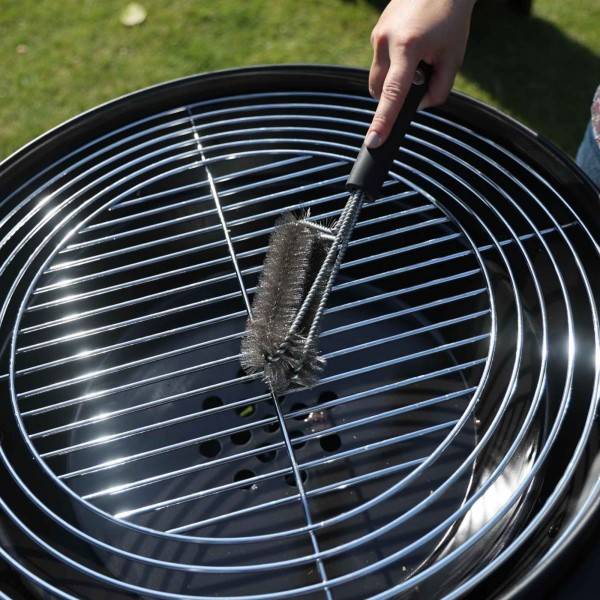 Cook in Garden - Brosse aimantée à deux têtes 37,4 cm avec manche soft touch pour barbecue et plancha Cook’in Garden - Image 4