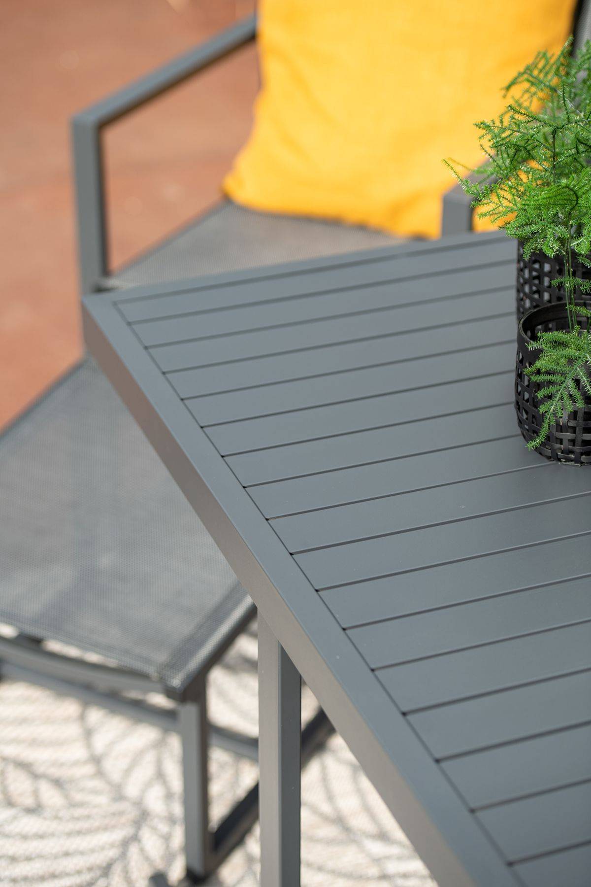 Garden Impressions - Ensemble de balcon Alabama - gris foncé alu - Imagen 5