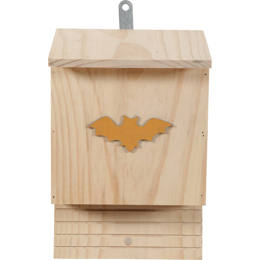 Animallparadise - animallparadise - Nichoir en bois, hauteur 28.5 cm, couleur aléatoire pour chauve-souris - Imagen 2