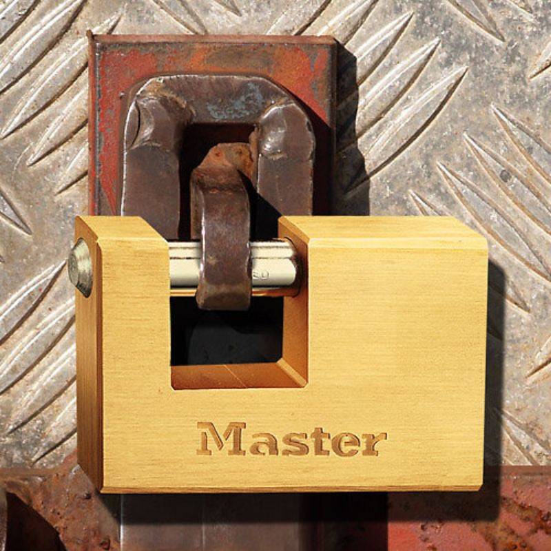 Cadenas à clé laiton massif MASTER LOCK 76mm anse d.11xh.14mm 5 goupilles Master lock - Imagen 2