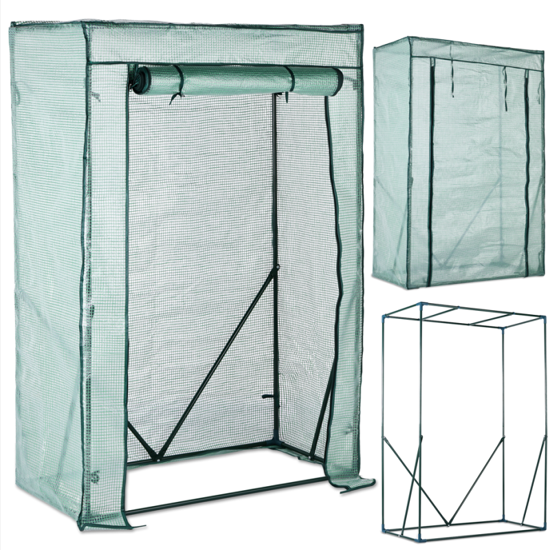 Serre de jardin 150x50x100cm Mini Serre de jardin en Film avec Anneau de Fixation 0,5 m2 pour Jardin et Balcon - Image 1