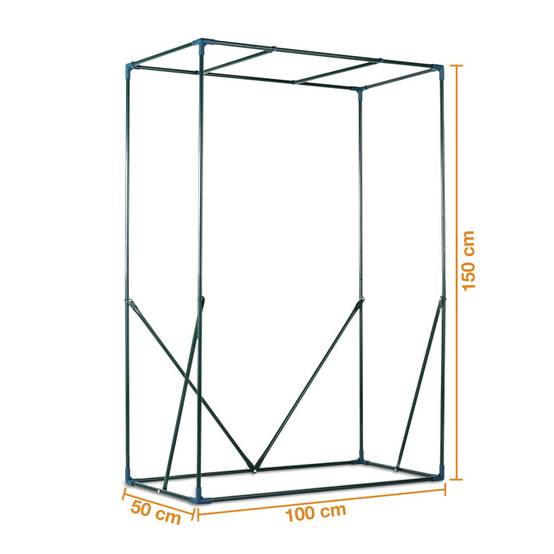 Serre de jardin 150x50x100cm Mini Serre de jardin en Film avec Anneau de Fixation 0,5 m2 pour Jardin et Balcon - Image 5