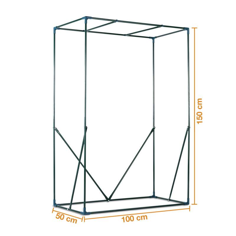 Serre de jardin 150x50x100cm  Mini Serre de jardin en Film avec Anneau de Fixation 0,5 m2 pour Jardin et Balcon - Image 5