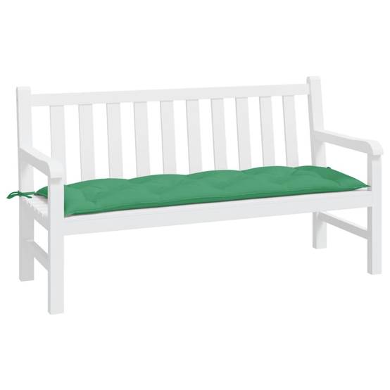 Coussin de banc de jardin vert 150x50x7 cm tissu oxford P124 - Image 3