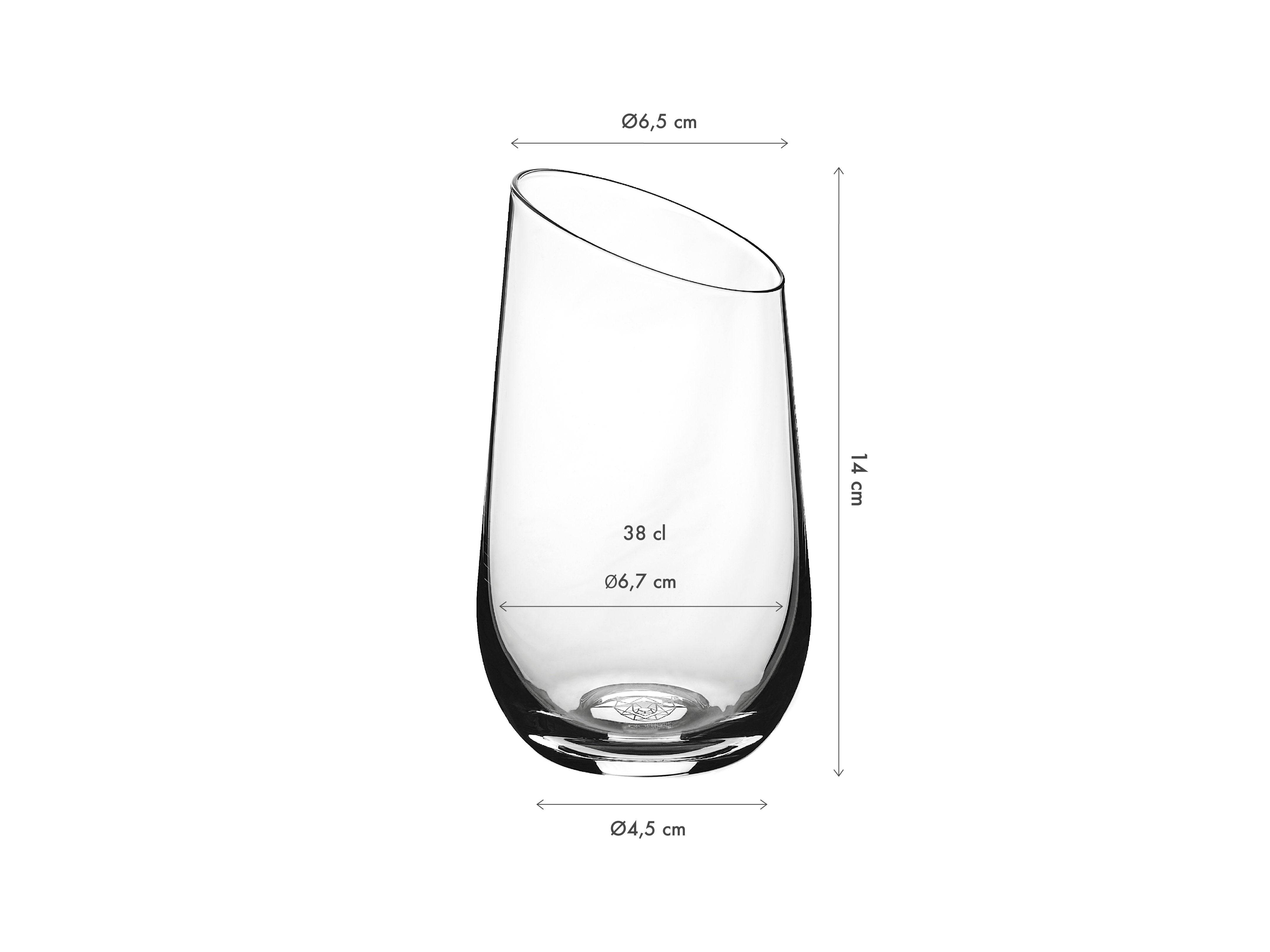 Lot de 6 Verres à soft en Cristallin (cristal sans plomb) "SVÄVA", Bjorn - Image 3