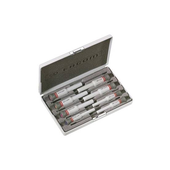 Coffret 8 tournevis micro-tech FACOM - AEF.J3 - Image 1