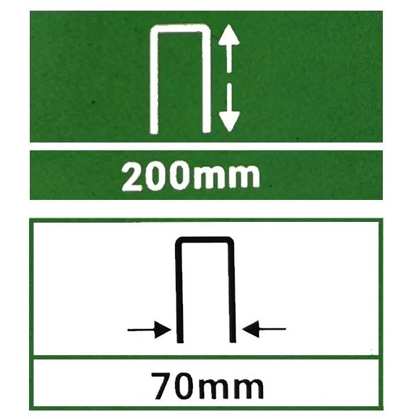 Gt Garden - Lot de 50 piquets de fixation pour jardin en acier galvanisé - 70 x 200 mm - GT GARDEN - Imagen 2
