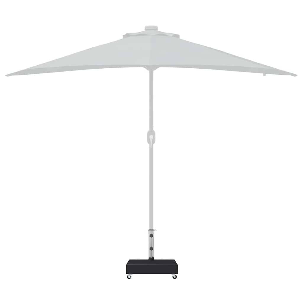 Vidaxl - Socle de parasol Noir 45x25x8 cm Granite vidaXL 313667 - Image 5