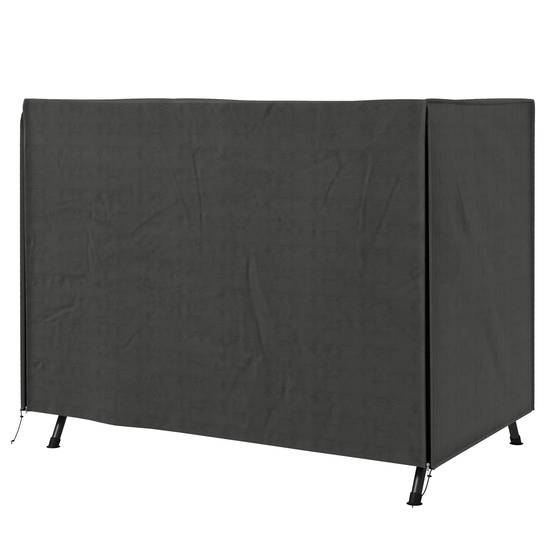 Housse protection balancelle jardin imperméable anti-UV gris foncé 205x124x164 cm - Image 2