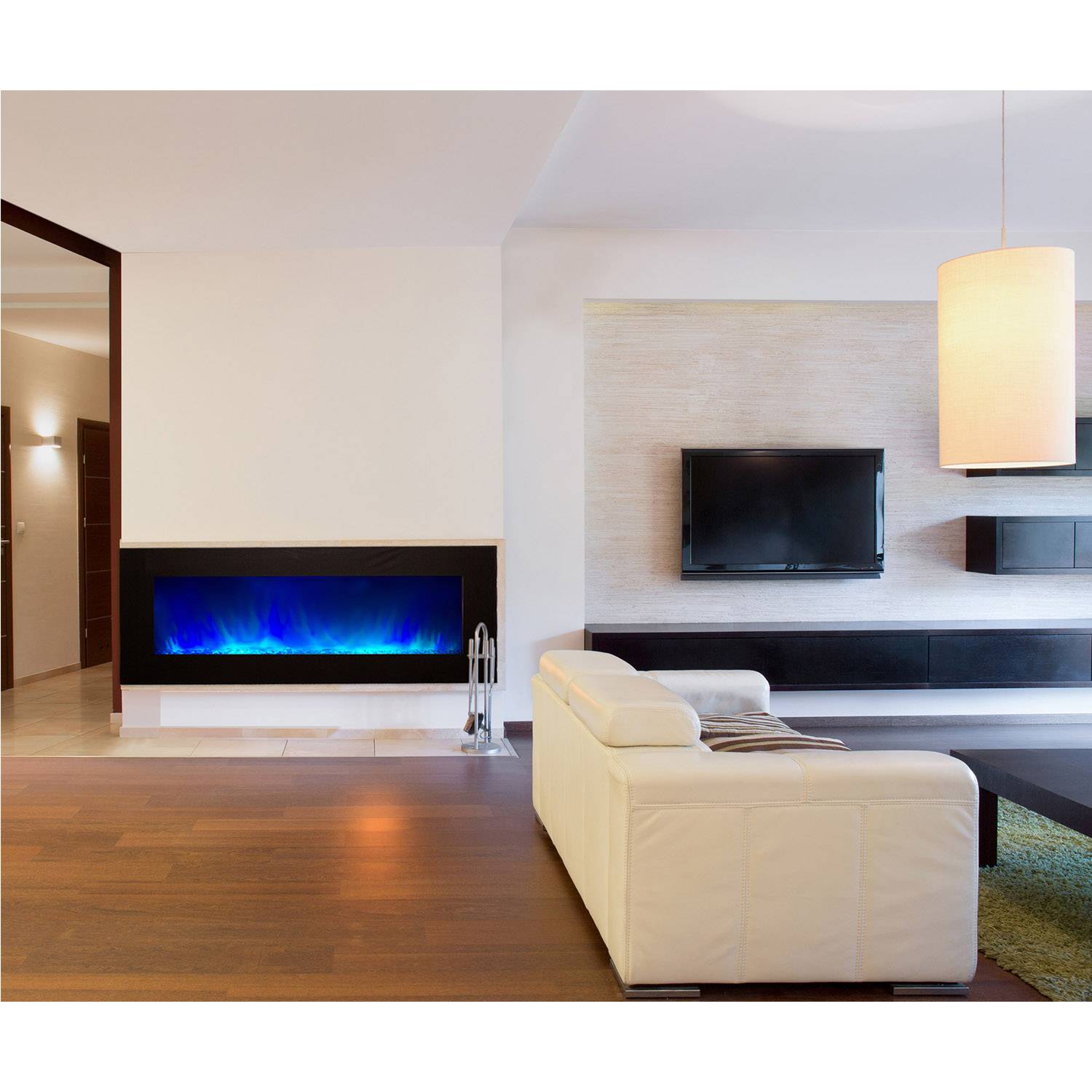 Cheminée électrique Murale Volcano 5XL Wifi 180 cm Effet Flammes LED Chemin'Arte - Imagen 7