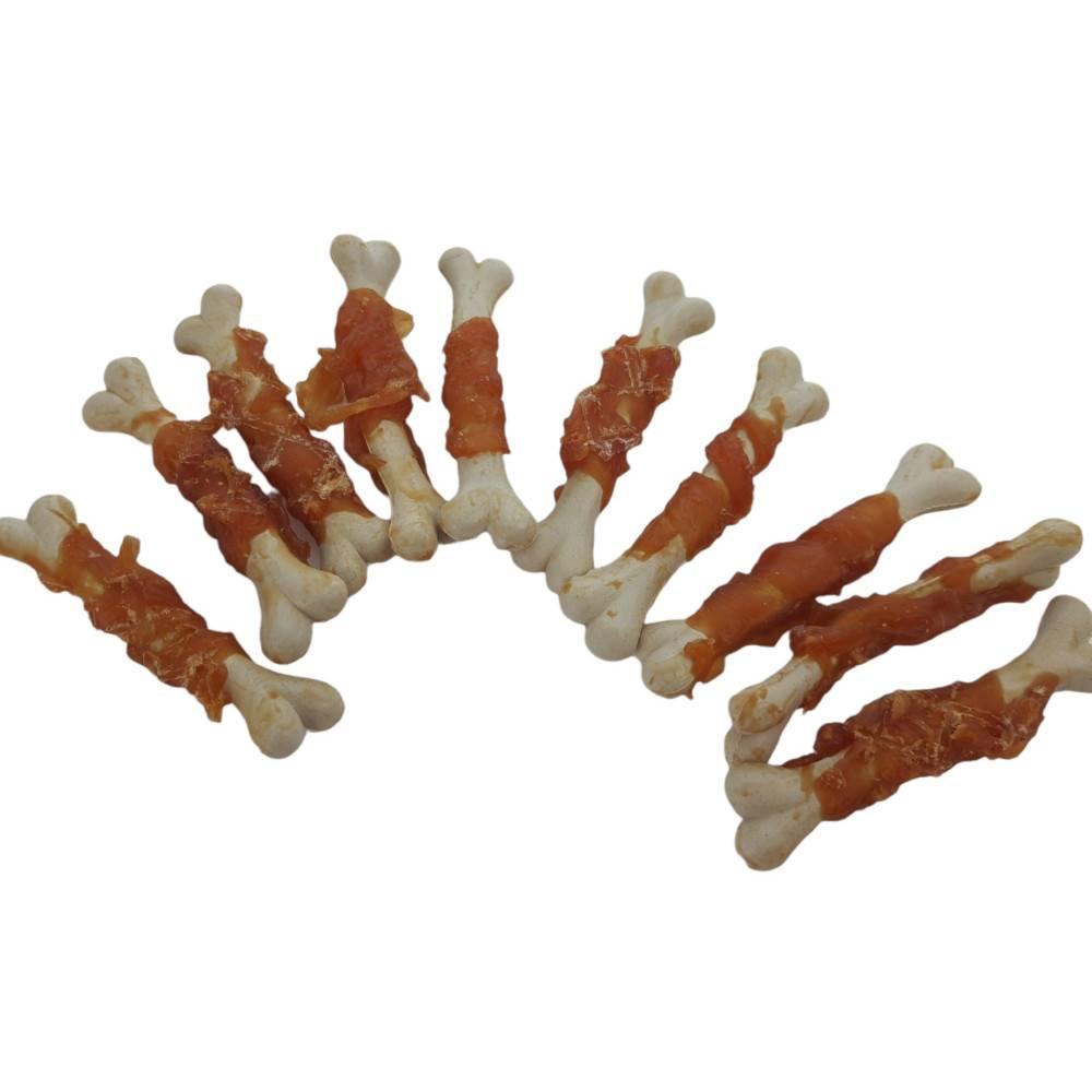 Friandises 10 os enveloppé de poulet , 90 g , pour chien - Imagen 1