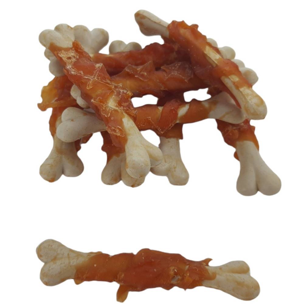 Friandises 10 os enveloppé de poulet , 90 g , pour chien - Imagen 2