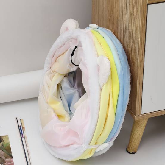 IntiMeg - Tunnel pliable pour chat avec oreilles de chat IntiMeg - Image 4