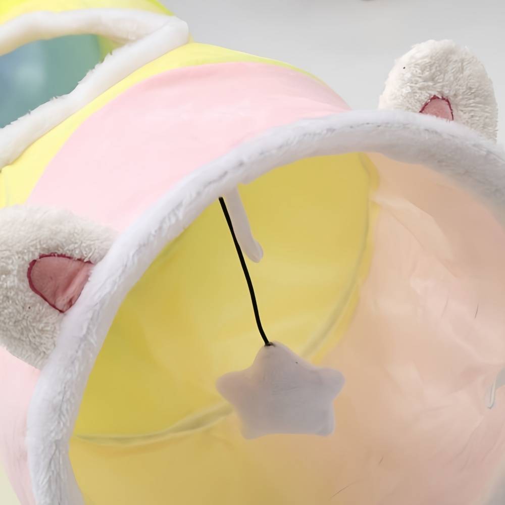 IntiMeg - Tunnel pliable pour chat avec oreilles de chat IntiMeg - Image 6