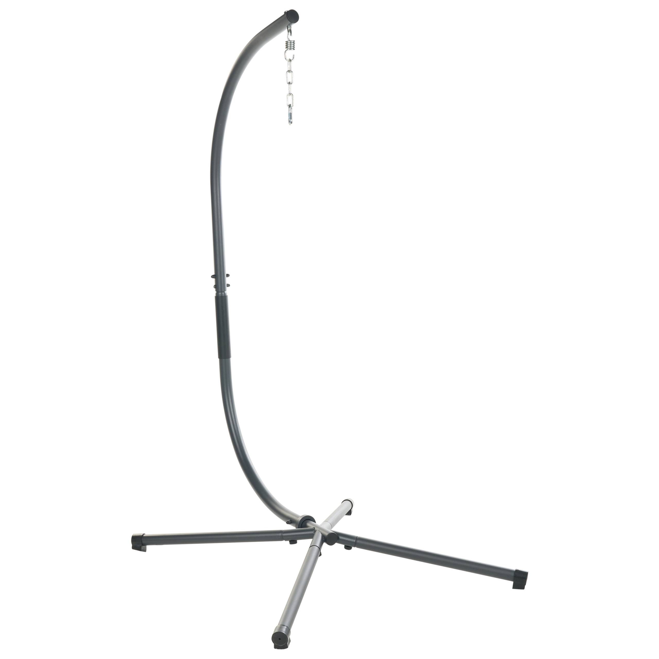Beliani - Chaise porte-à-faux Tissu maillé Gris foncé ALVIANO - 98x136x196- Beliani - Image 6